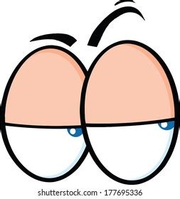 Suspicious Cartoon Eyes Vector Illustration Isolated 스톡 벡터(로열티 프리) 177695336 | Shutterstock