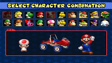 Mario Kart Double Dash!! HD - Flower Cup 100cc (Mario and Toad) | Dash character, Mario kart, Mario