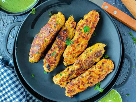 Easy Chicken Mince Kebabs - Go Healthy Ever After