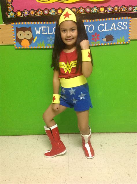 Childs Wonder Woman home made costume. | Wonder woman costume, Women's ...