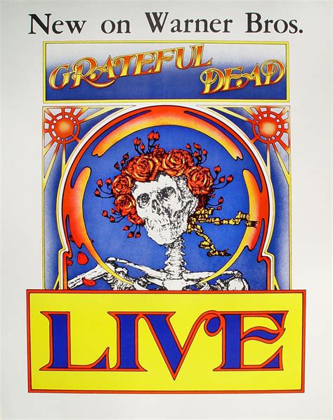 Grateful Dead Poster from Allen Theatre at Playhouse Square, Oct 29, 1971 at Wolfgang's