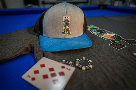 Blackjack Hat, Heather Grey/Light Charcoal/Ocean Blue | Dive Bomb ...