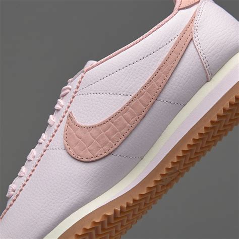 Womens Shoes - Nike Sportswear Classic Cortez Leather Lux - Pearl Pink/Pearl Pink-Sail-Gum Med ...