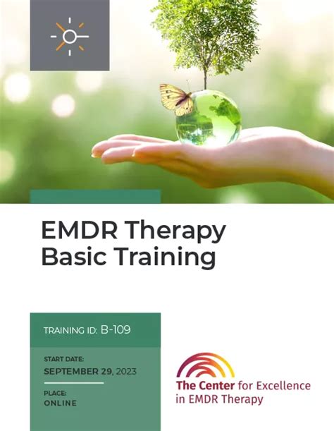 EMDR Therapy Basic Training - Late Fall 2023 | The Center for ...