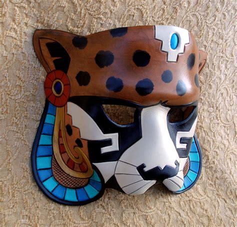 Mayan Jaguar mask #1 by merimask on DeviantArt