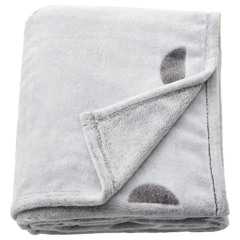 VÄNKRETS blanket, light gray, 130x170 cm (51x67") - IKEA