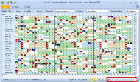 Master Schedule Template Excel Collection