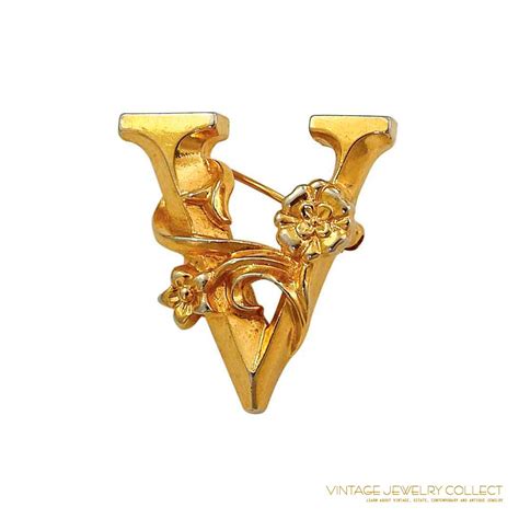 Vintage Avon Gold-tone Letter "A" Pin - Vintage Jewerly Collect