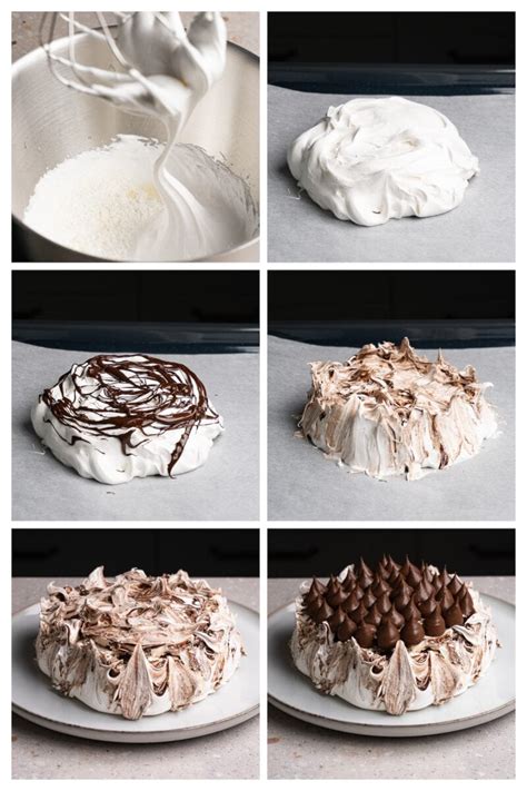 Chocolate pavlova - Sugar Pursuit