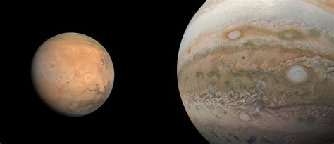 Mars and Jupiter Comparison. Differences and Similarities - Little Astronomy