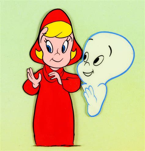 The New Casper Cartoon Show Casper and Wendy Production Cel Setup | Lot ...