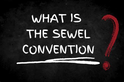 What is the Sewel convention? | Centre on Constitutional Change