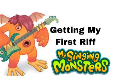 Getting my first Riff in my singing monsters - YouTube