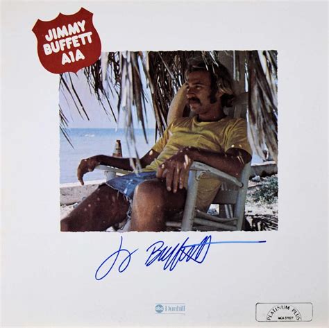 Jimmy Buffett A1A signed album | EstateSales.org