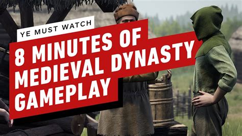 Medieval Dynasty: 8 Minutes of Alpha Gameplay - YouTube