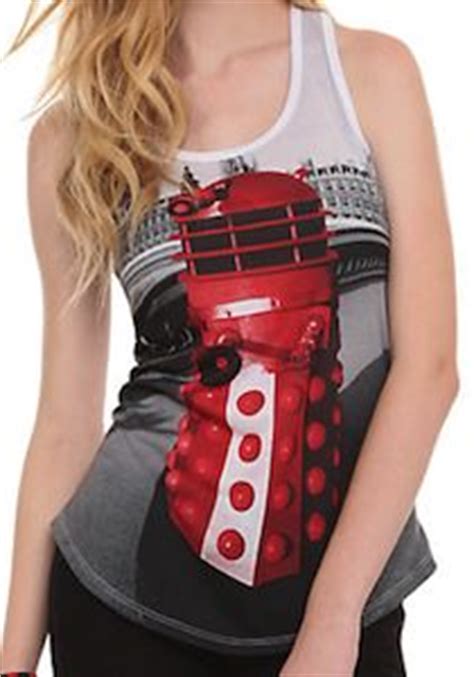 Doctor Who Red Dalek Tank Top