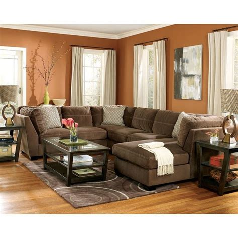 Peyton - Espresso Sectional Living Room Set Signature Design By Ashley ...