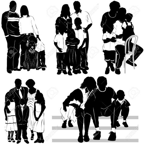 african american family silhouette clipart 10 free Cliparts | Download ...