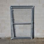 Hoover Fence Chain Link Dog Kennel Panels w/ Gates - Heavy Grade - HF20 ...