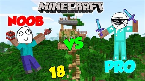 NOOB VS PRO - MINECRAFT 18 - YouTube