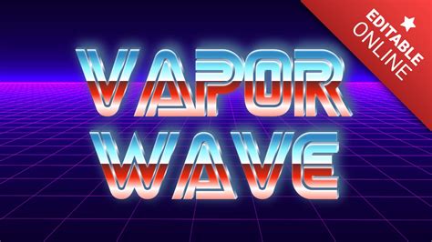 Vaporwave Text Effect | Font Generator