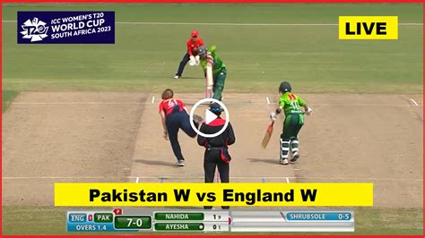 Live T20 Cricket - Pakistan W vs England W (PAK W vs ENG W) - ICC World Cup Women 2023 - PTV ...