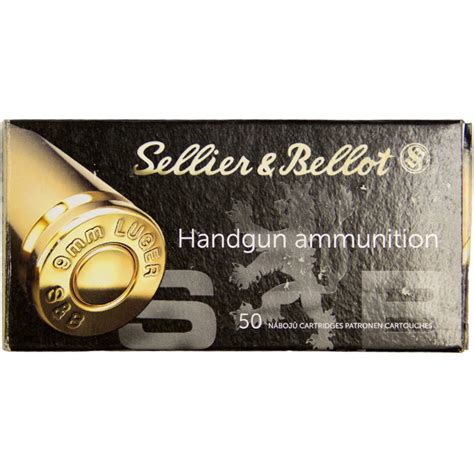 AmmoMart | 9mm Luger Sellier & Bellot 115gr FMJ - 50 Rounds