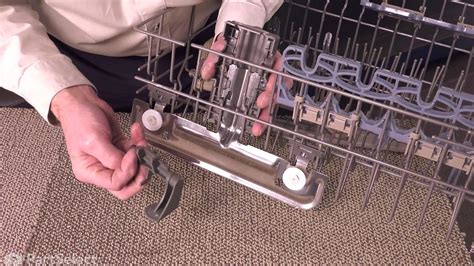 Whirlpool Dishwasher Repair - How to Replace the Rack Adjuster Kit ...