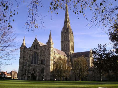 Salisbury Cathedral, England. Finished in 1258, it has stood untouched for over 750 years. : r ...