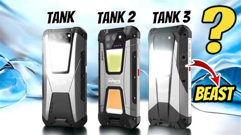 Unihertz Tank 3 (VS) Unihertz TANK 2 (VS) Unihertz Tank - Best rugged phones by 8849 Unihertz ...