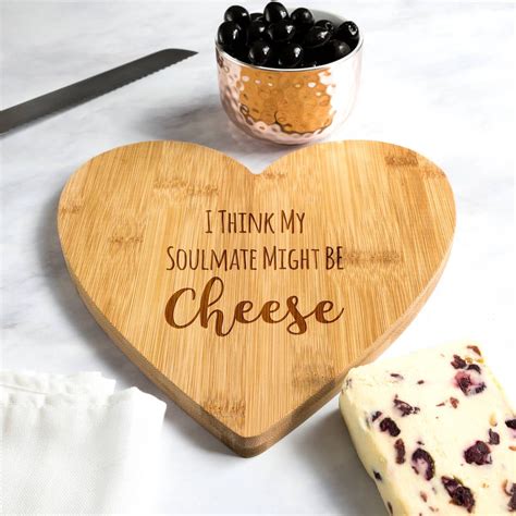 My Soulmate Is Cheese Board in 2021 | Cheese lover gifts, Personalized ...