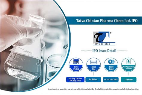 Tatva Chintan Pharma Chem Ltd IPO details – Date, Price, Size, Allotment Status, Subscription ...