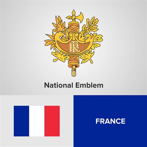 France National Emblem, Map and flag 343567 Vector Art at Vecteezy