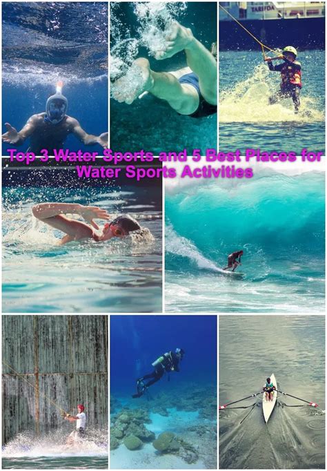 Top 3 Water Sports and 5 Best Places for Water Sports Activities