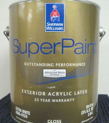 Sherwin Williams SuperPaint Exterior Acrylic Latex 6500-47574 (4 Gallons) – TZSupplies.com