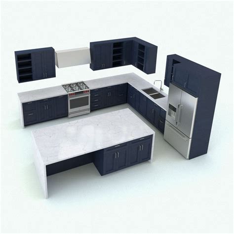 Modern Kitchen Revit | BlackBee3D | Get a Subscription