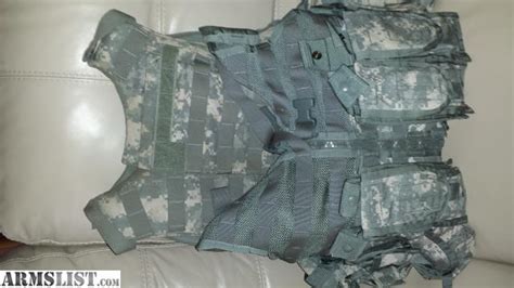 ARMSLIST - For Sale: Army issued Kevlar vest with accessories