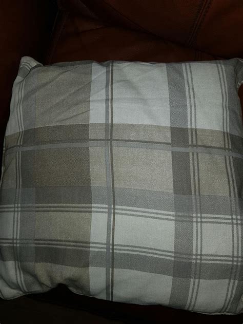 Balmoral Check Natural Cushion Covers 17" x 17" – Ideal Textiles