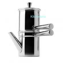 Stainless Steel Neapolitan Coffee Maker 6 cup - KitchenArts.com by Kasbahouse.com a Belpasta ...