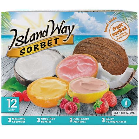 Island Way Sorbet Sorbet In Fruit Shells | Junk food snacks, Fruit ...