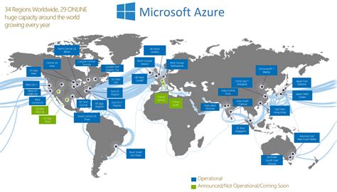 Azure Us Data Center Map