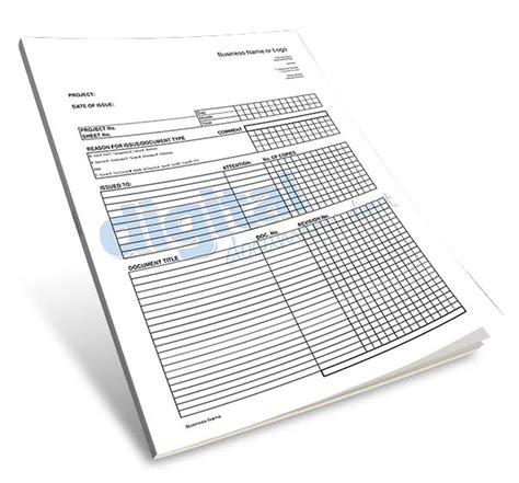 Document Transmittal Template | Track Your Documents