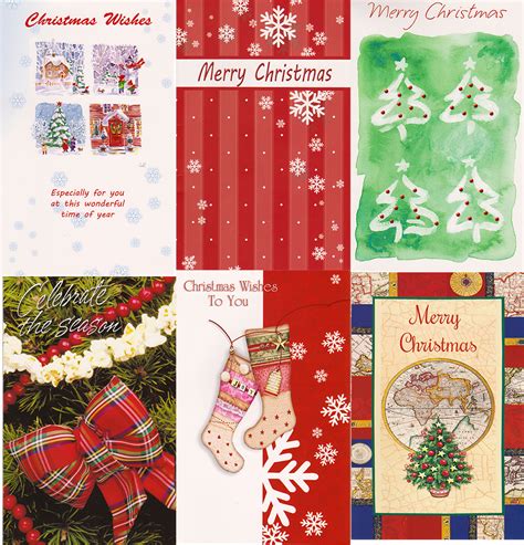 Wholesale Christmas Cards - Assorted, General, 5" x 7"