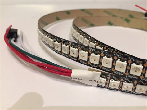 WS2812B 5050 SMART RGB LED STRIP 5V INDIVIDUALLY ADDRESSABLE 1 Meter 1 ...