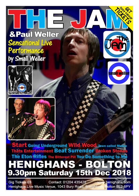 The Jam & Paul Weller by The Amazing Smallweller | Henighans