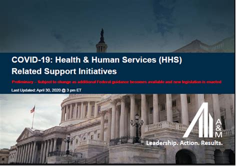 Resource on HHS COVID-19 Supports and Initiatives - Declaration for ...