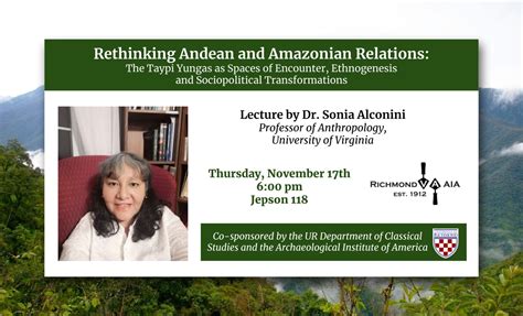 AIA lecture on Nov. 17 – UR Archaeology