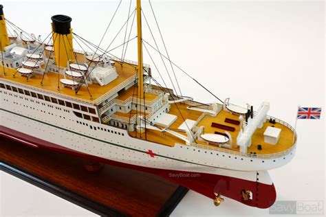 HMHS BRITANNIC - Handcrafted Wooden Ship Model | SavyBoat