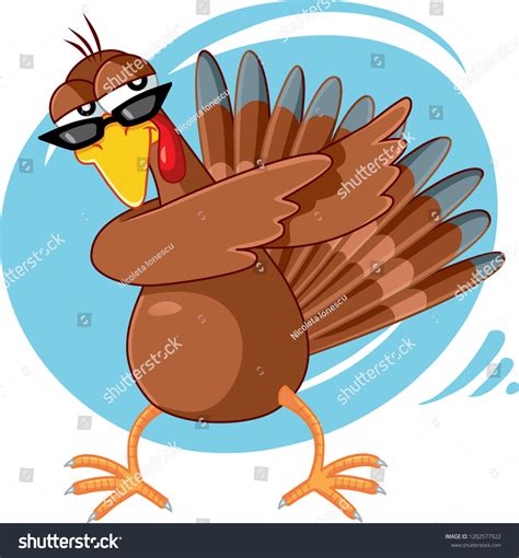 Funny Turkey Ready Celebration Vector Cartoon Stock Vector (Royalty Free) 1202577922 | Shutterstock