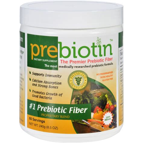 Prebiotin Prebiotic Fiber Supplement offers a full-spectrum prebiotic ...